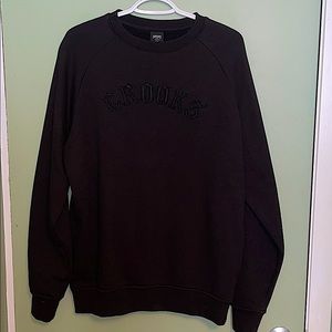 Black crooks and castle sweater